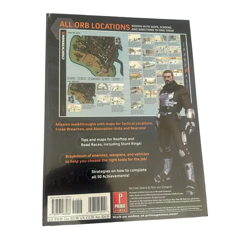5 for $30 NEW SEALED PRIMA OFFICIAL GAME GUIDE CRACKDOWN 2
